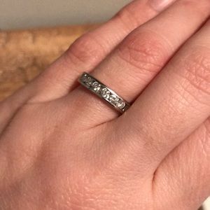 Jewelry - 10 ct. white gold and diamond ring Jewelry - 10 ct. white gold and diamond ring